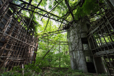 寒風山の謎の廃墟