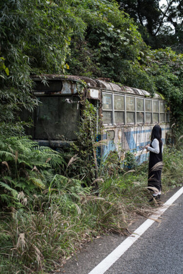 東陽町の廃バス